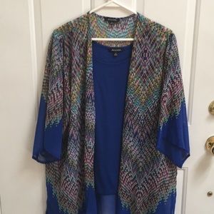 NWT two piece top